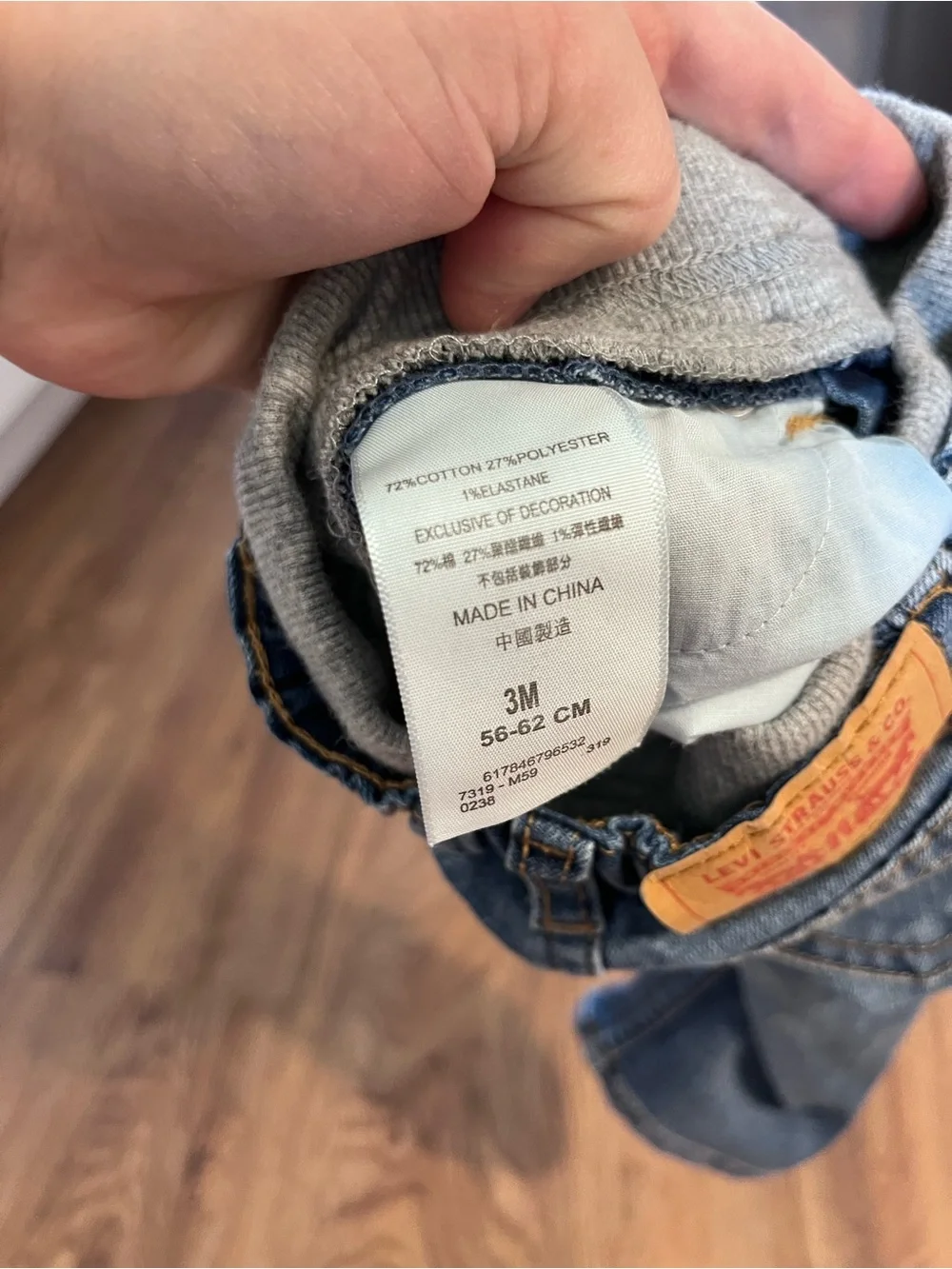 Levis baby Distressed Denim Jeans